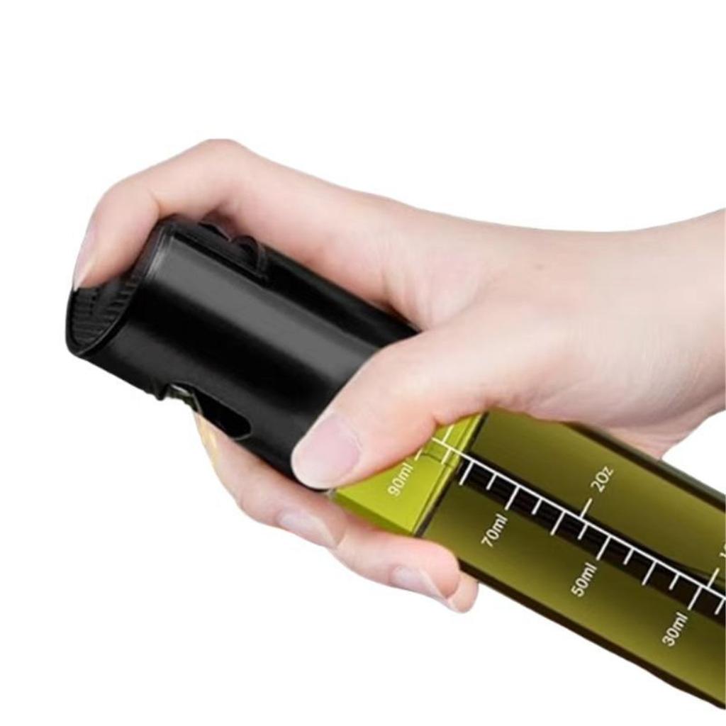 Oil Sprayer for Cooking Light Proof Olive Oil Sprayer Mister with Scale 100ml Olive Oil Spray Bottle Air Fryer Vegetable Vinegar Oil Portable Kitc
