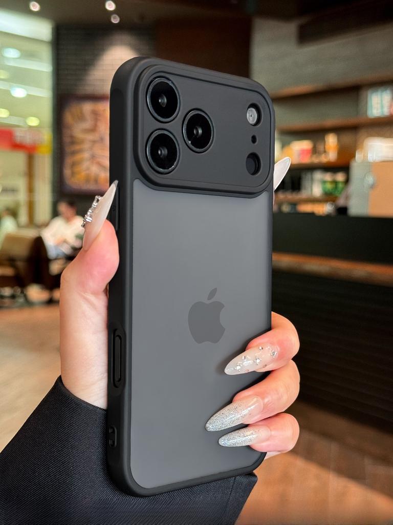 Роскошный матовый прозрачный чехол для телефона для iPhone 17 11 12 13 14 15 16 Pro Max Plus 17 Air Противоударные бамперные чехлы Крышка