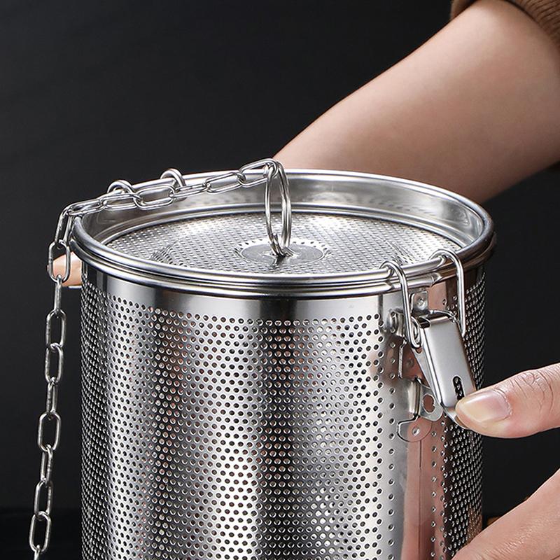 Корзина для маринада для тушения с крючком Ситечко для рассыпного чая Корзины для приправ Овощной Полезный Фильтр Нержавеющая сталь Бытовая Банка для специй