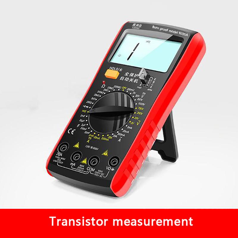 Dm9205A Высокоточный цифровой мультиметр AC/DC тестер транзисторов Электрический измеритель Ncv Профессиональный аналоговый мультиметр