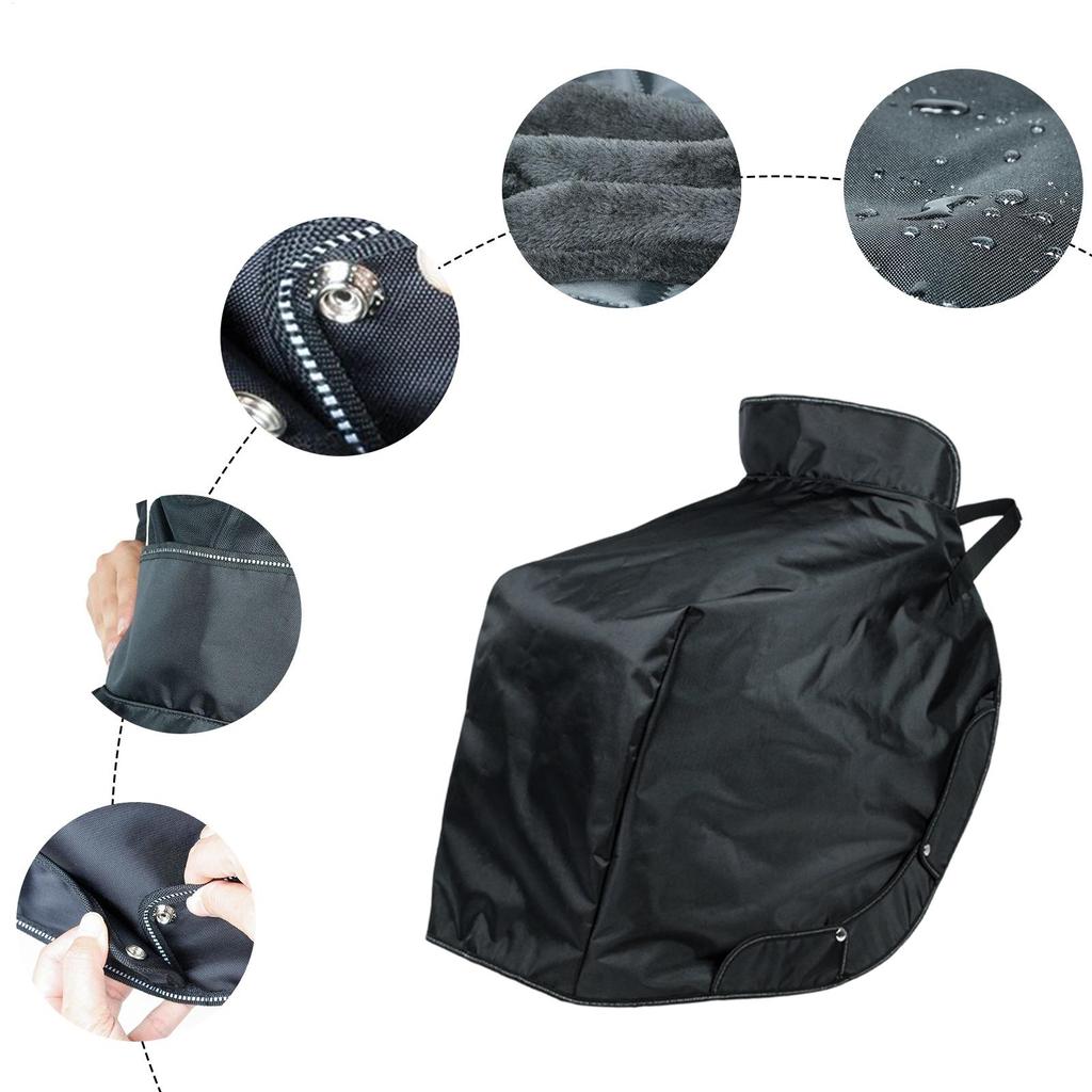 Winter Scooter Blanket Cold Weather Waterproof Warm Wind Guard Scooter Apron Cover For Women Men Adults Outdoor Rides Motorcycle