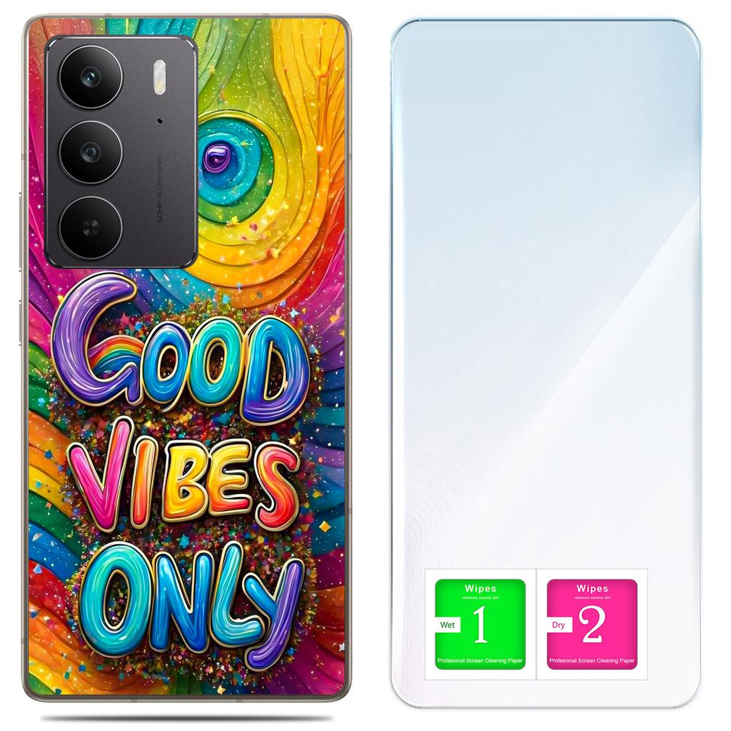 Etui Do Realme C75 / 14X 5G Obudowa Foto Case Plecki Vibes + Szkło 9H