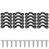 6-20PCS Kayak Clips Nylon Kayak Pad Eye Anchor Point Tool Marine Boats Aquatic Sports Surfing Deck Rigging Kit Boat Accessories