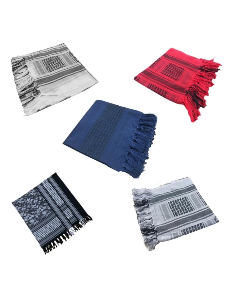 Арабский шарф куфия, арабский тюрбан, головной платок, мужской тюрбан, повязка на голову, военный шарф в стиле Шема, мусульманский хиджаб