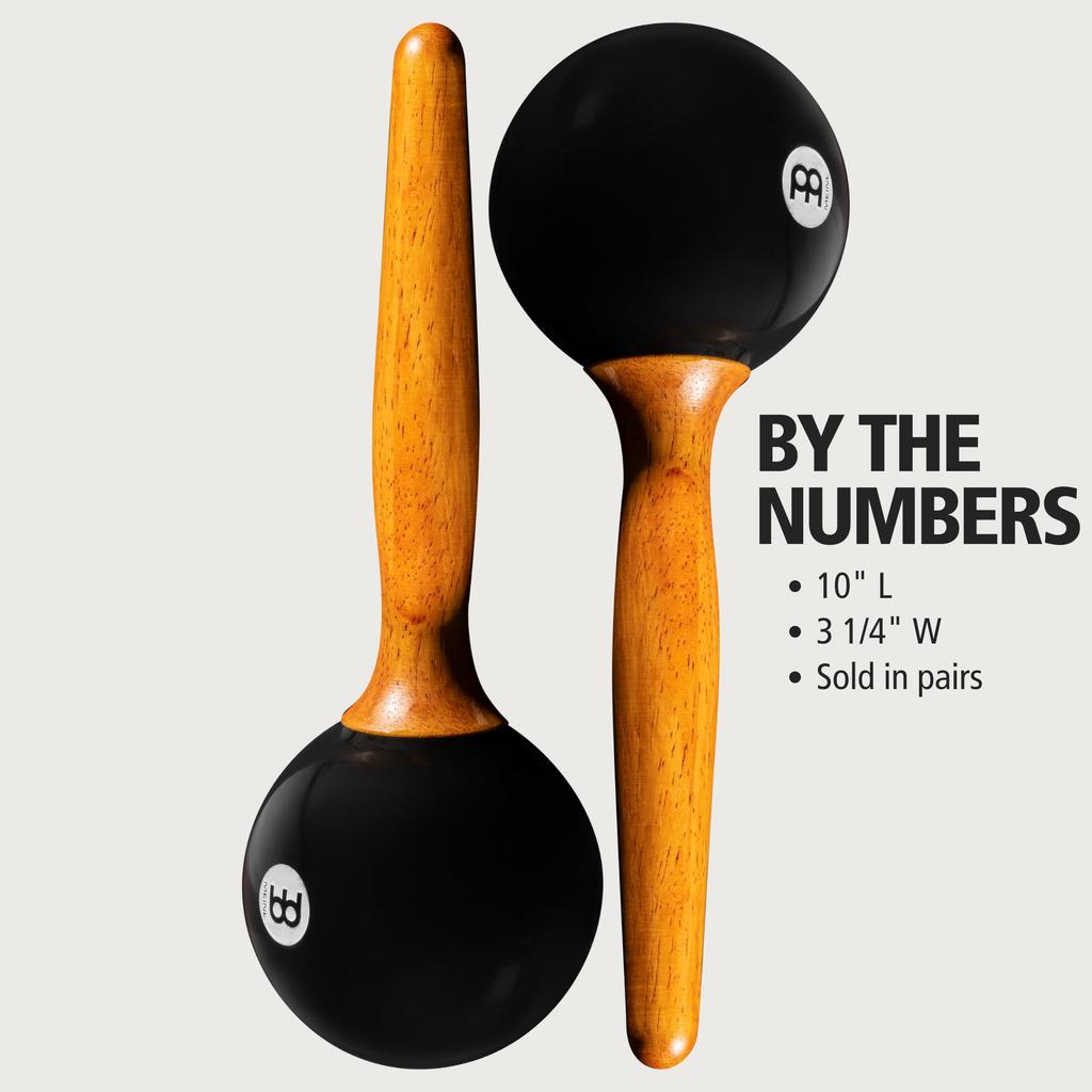 MEINL Перкуссия Meinl Maracas Pair Studio PM1BK []