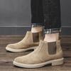 Newest Mens Boots Classic Fashion Chelsea Frosted Suede Shoes Men'S Casual Boots Luxury Brand Warm Snow Shoes Autumn Winter Boots