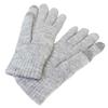 Small Planet Moomin Smartphone Compatible Cable Gloves with Embroidery Little Nordic Style Gloves, One-Point / My, Happy,