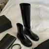 Cowhide~ Genuine Leather Boots for Women Wear Removable Knight Boots, High Boots, Thick-soled Thick-heeled Boots.