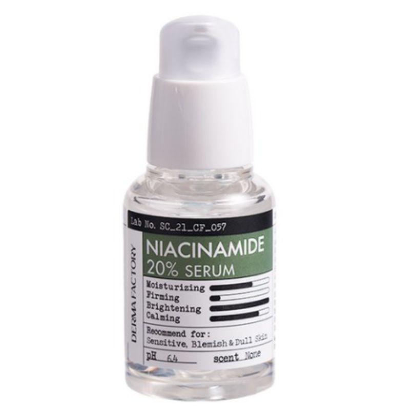 Derma Factory Niacinamide 20% Serum Brightening & Pore Care Anti-Dark Spot Face Serum 30ml