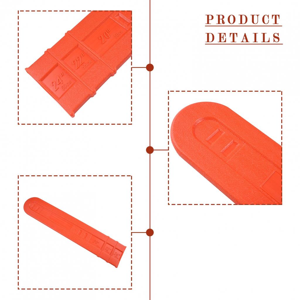 1 шт. Чехол для бензопилы для 21-25 дюймов Оранжевый Совершенно новый