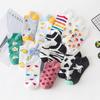 Japanese Cartoon Cotton Socks: Trendy, Cute, Short for Women & Men, Perfect for Spring & Autumn