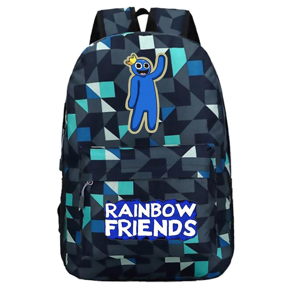Рюкзак для студентов большой вместимости Roblox Rainbow Friends, сумка для книг