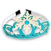Made In Korea Frozen Princess Tiara – Girls' Elsa Snowflake Headband | Kids' Dress-Up Crown BLUE