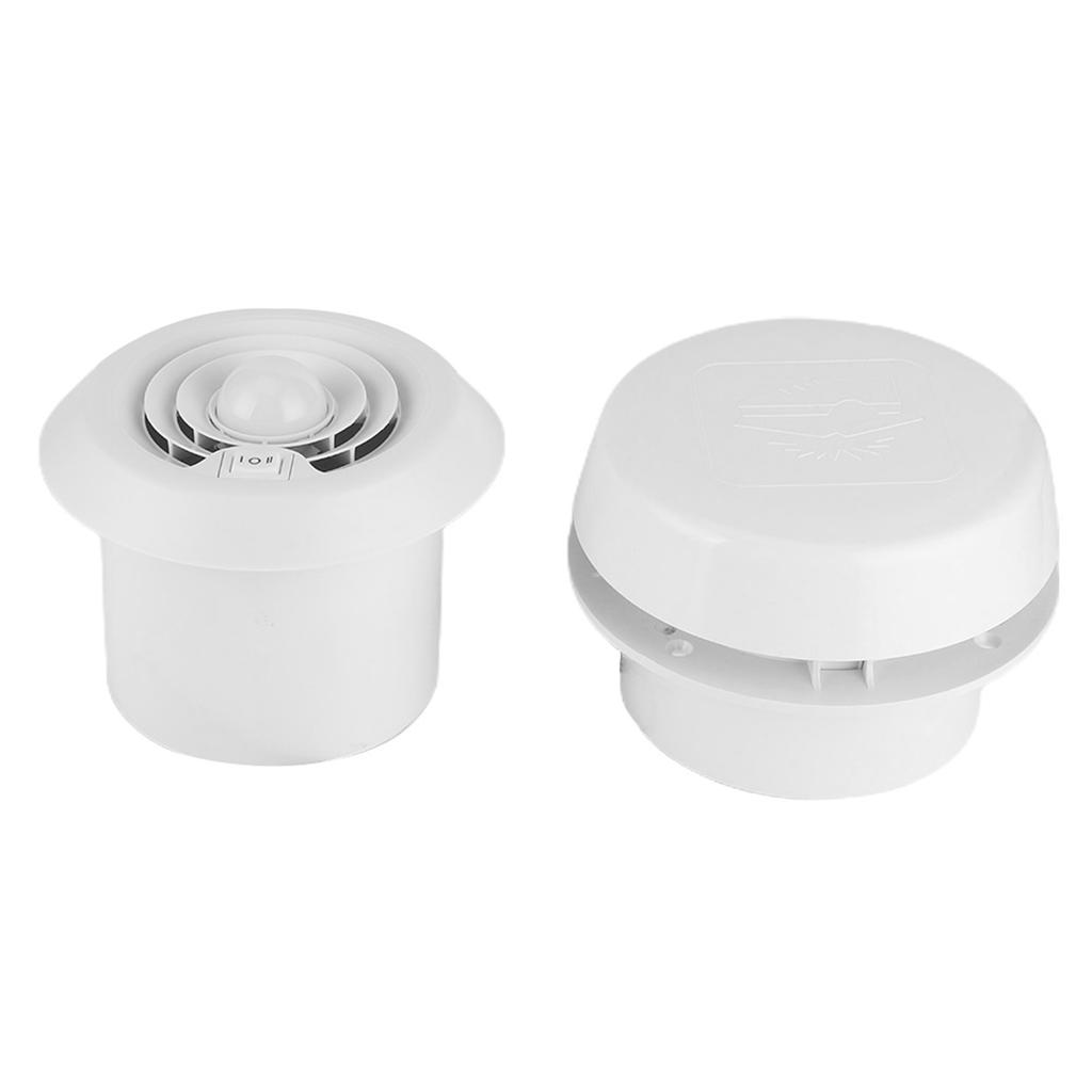 Крышный вентилятор 12 В, 4000 об/мин, светодиодная потолочная вентиляционная решетка, круглая для кемперов, дома на колесах, туристического прицепа