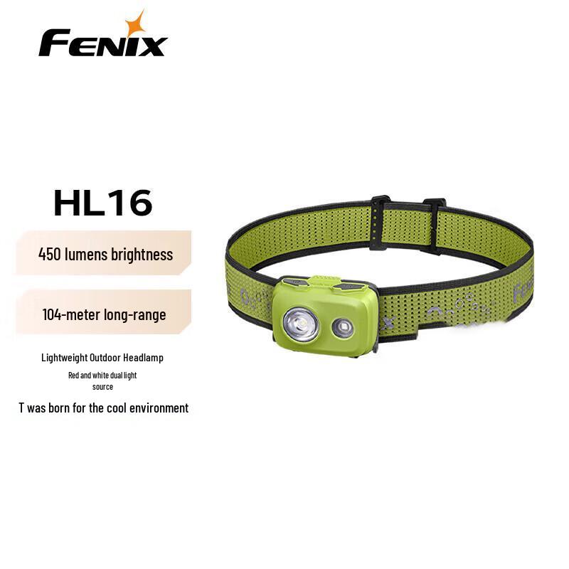 FENIX HL16 2023 Легкий налобный фонарь 450 люмен