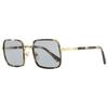 Persol Unisex Square Sunglasses Po2475s 1100r5 Striped Brown Gold 50mm 1100r5