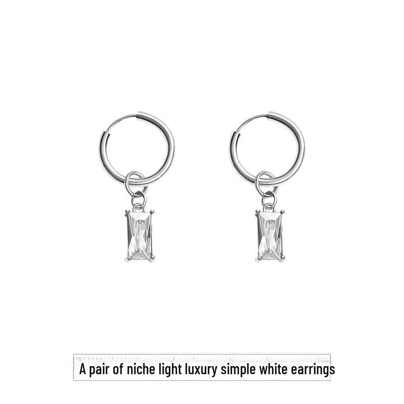 Ретро-серьги высокого класса для мужчин без проколов: Нишевый дизайн и холодный стиль