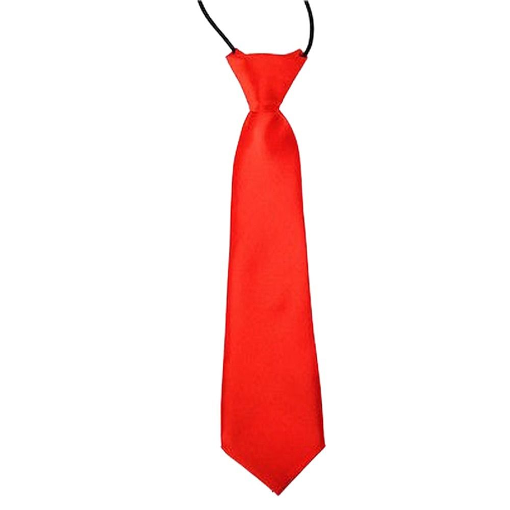 Shirt Accessories For Kids for Wedding Solid Color Children Tie School Uniform Tie Elastic Necktie