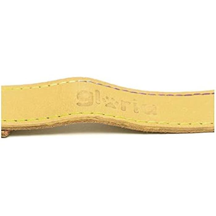 Bracelet - GLORIA - Nubuck Leather - Yellow - Soft - Solid and Durable
