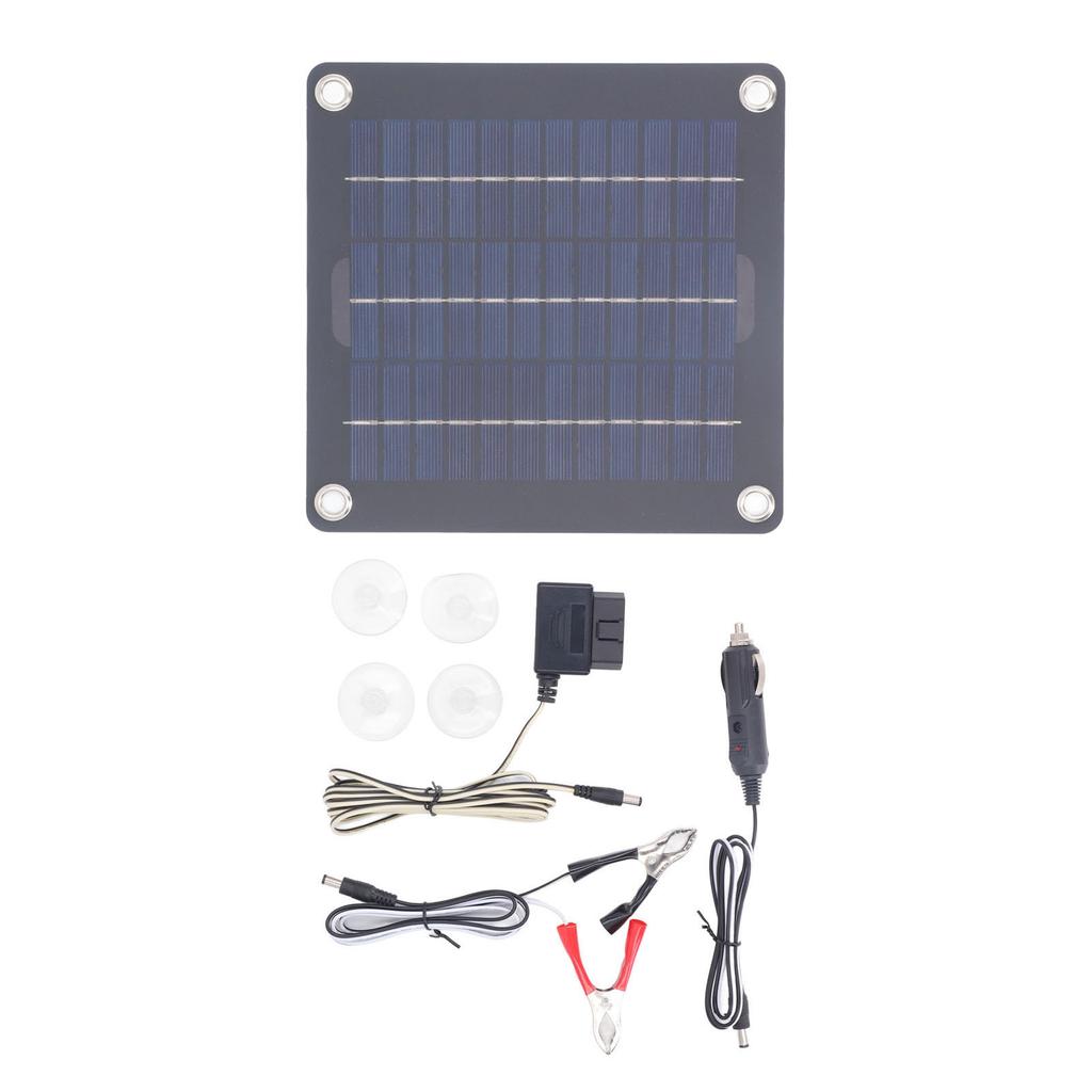 Комплект зарядного устройства для солнечной батареи 12 В 18 В выход 20 Вт монокристаллический аккумулятор для автофургона, автомобиля, лодки