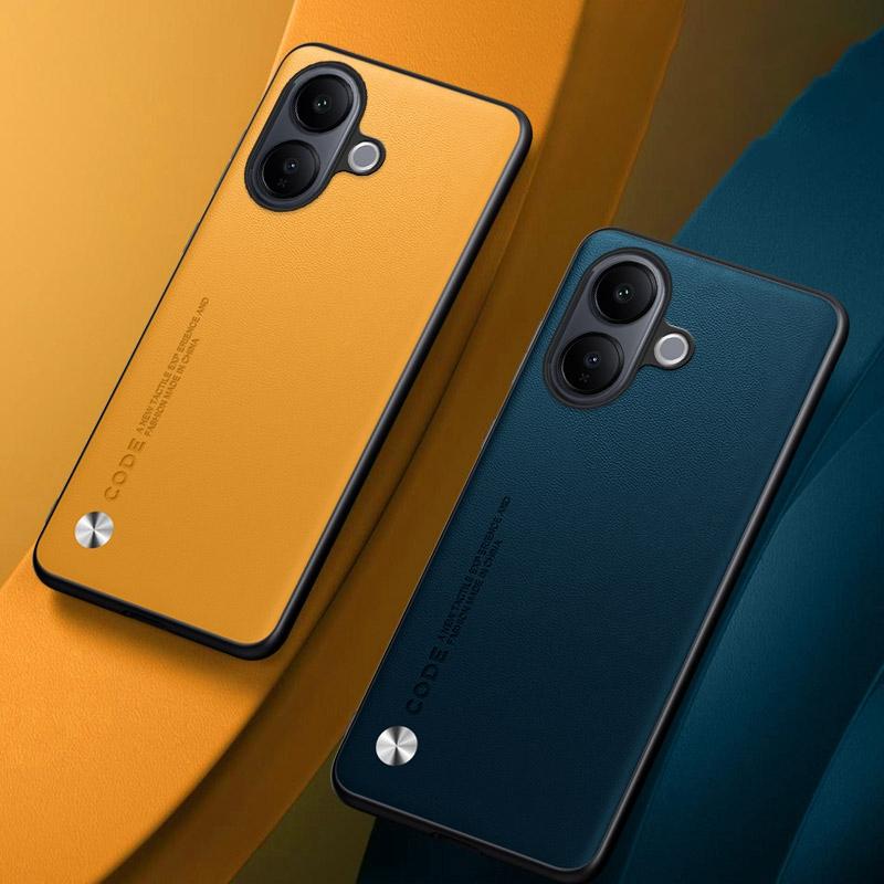 Роскошный чехол из искусственной кожи для Vivo V60 Lite Задняя крышка Силиконовый противоударный Чехол для телефона с полной защитой для Vivo V60 Lite 5G V60Lite