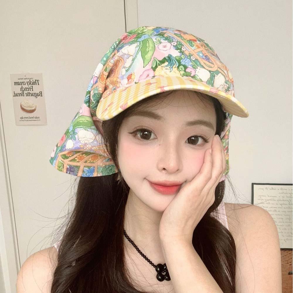 Клетчатый платок для головы, бейсбольная кепка, цветочный треугольный платок для головы, велосипедная бандана с ремешками, кепка-бандана, весна