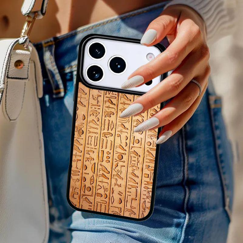 Egyptian Phone Case For iPhone 17 Air 14 15 13 12 Max Cover For Apple 14 15 16 16e 11 Pro Max Plus