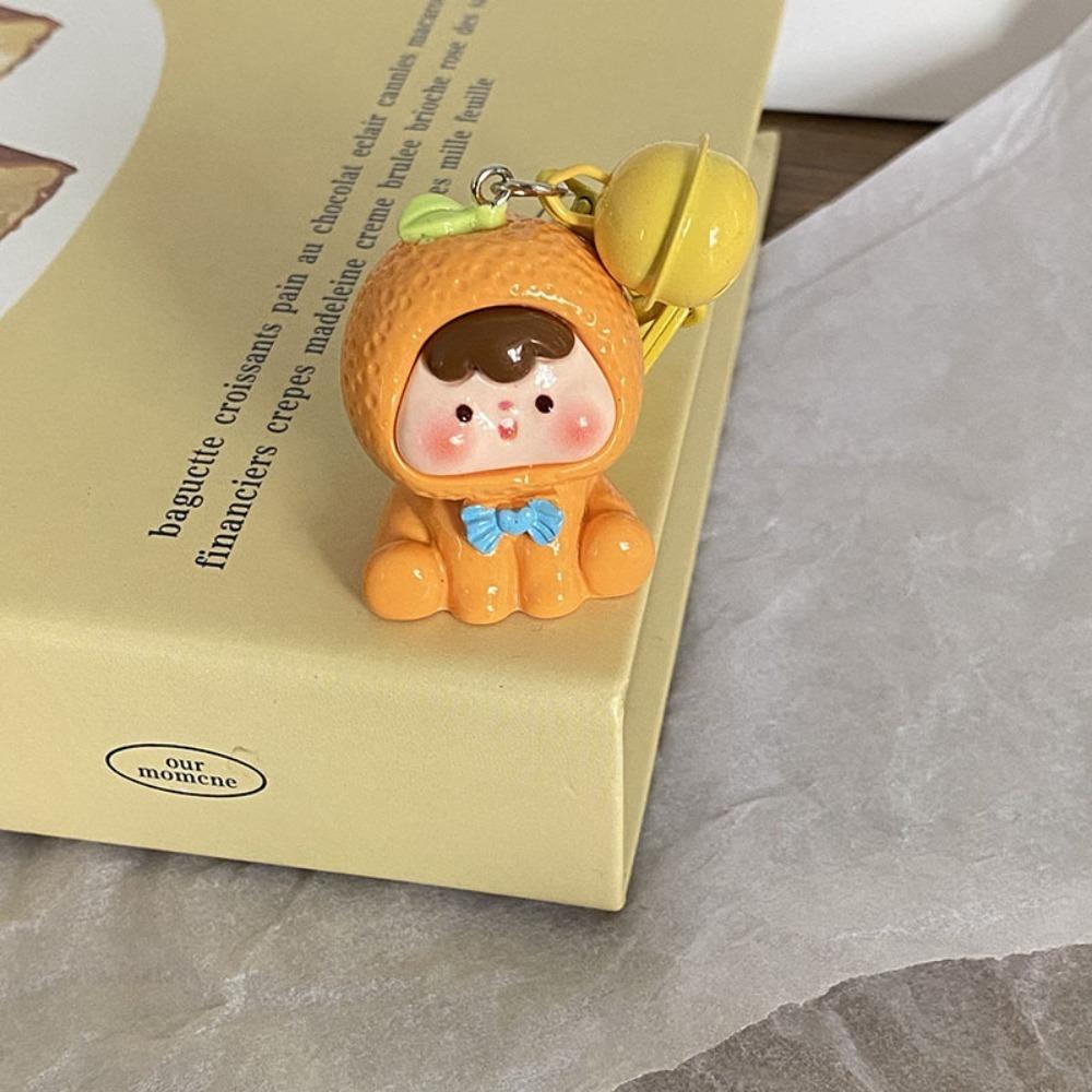 New Night Glow Bell keychain Cute Candy Color Pendant Bag Pendant Creative Backpack Hange Gift Pendant