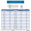 Набор Extra Long Phillips Flat Head Винтов и Гаек из Нержавеющей Стали 304 (2М, 3М, 4М)