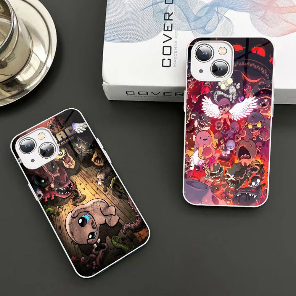 Action Game The Binding Of Isaac Tempered Glass For Iphone 14 13 12 11 Pro Mini XS MAX 14Plus X XS XR Cover