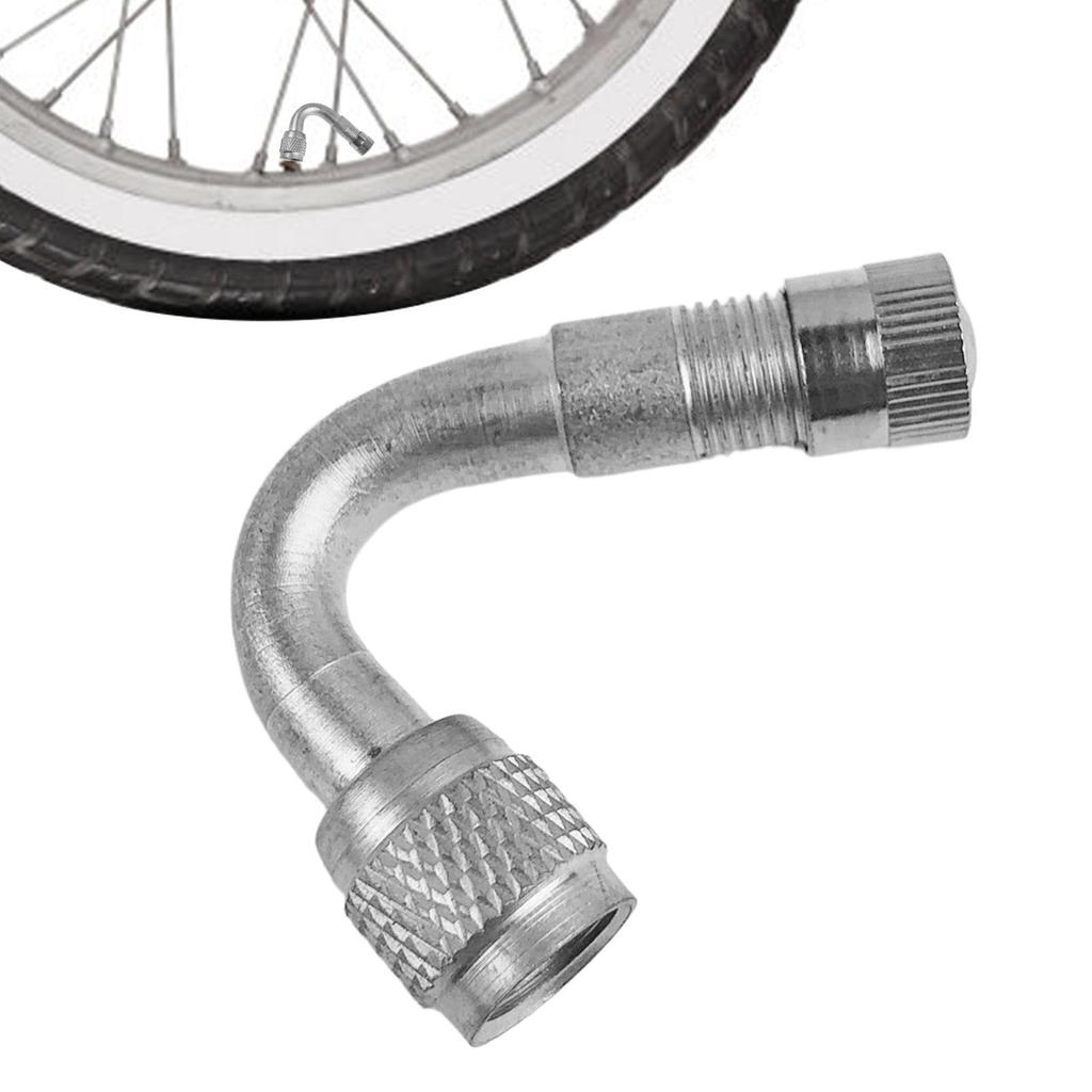 Motorcycle Air Valve, Tire Valve Extension Adapter, 90° Extension, L-Shaped Air Valve, For Moped