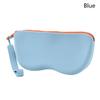 Soft Silicone Zipper Glasses Bag Storage Waterproof Bag Cosmetic Coin Bag Case For Women Girls Candy Color Dustproof Glasses Box