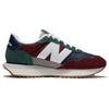 New Balance 237v1 Кроссовки унисекс Scarlet Team Forest Green Красные MS237EA