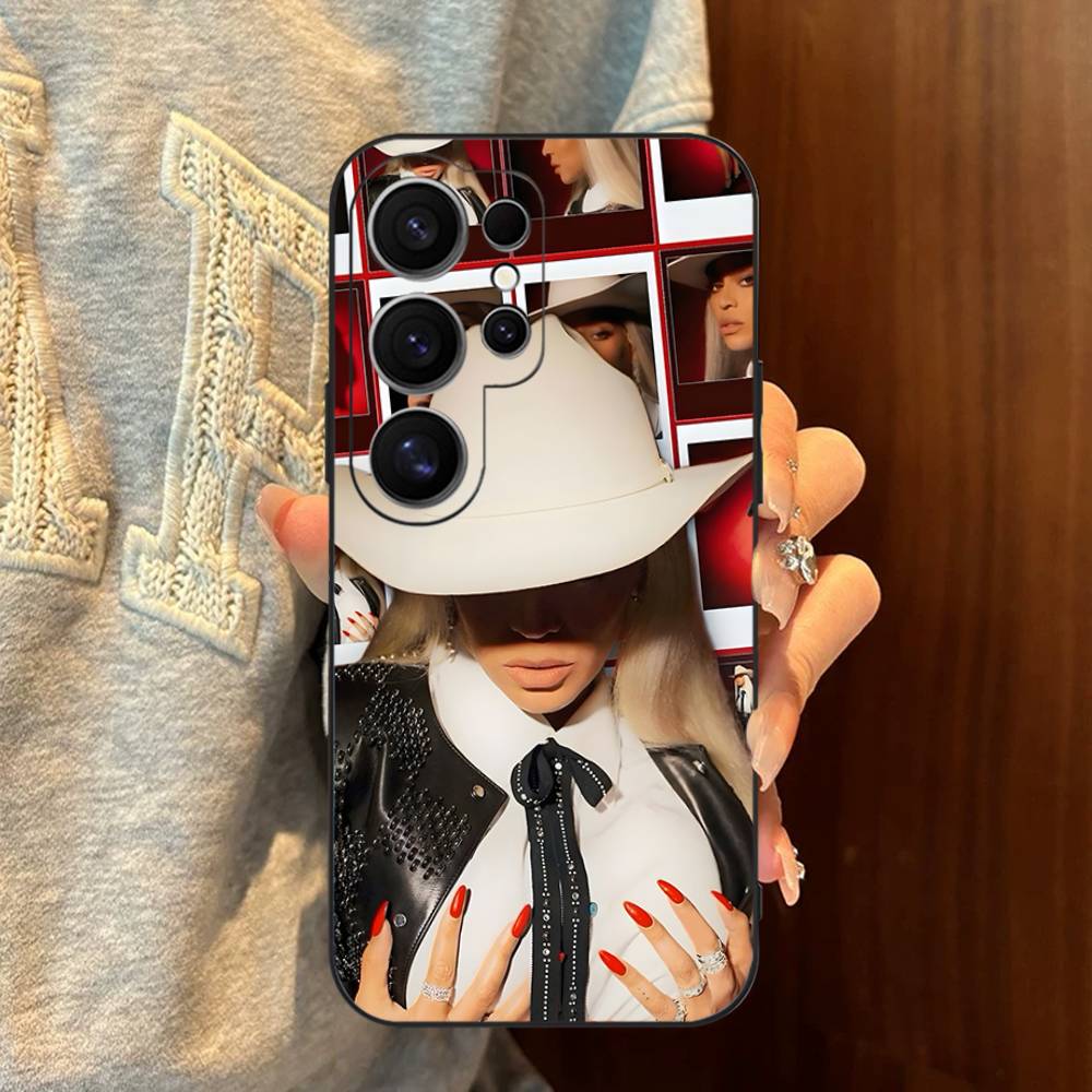 B-Beyonce Hot Singer Phone Case For Samsung S 24 Fe 25 Ultra Plus 20 Lite 21 30 22 23 24 22 Ultra 5G Fundas