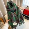 Elegant Cashmere Neck Scarves Women Winter Warm Shawls Wraps Long Kerchief Pashmina Shawl Scarf 65x200cm