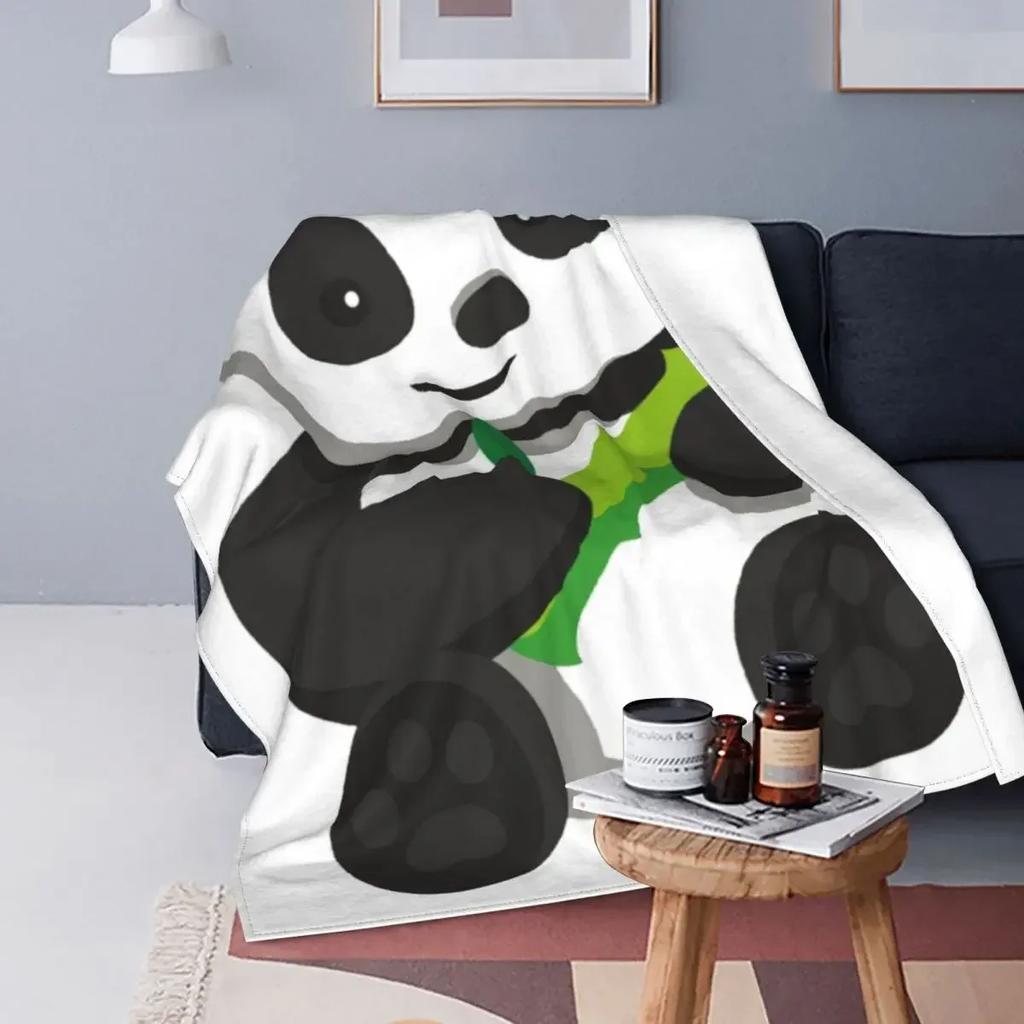 Panda Throw Blanket Gifts for Girls Boys Soft Warm Fleece Flannel Plush Blanket Lovely Cute Panda Blankets for Bed Sofa Couch