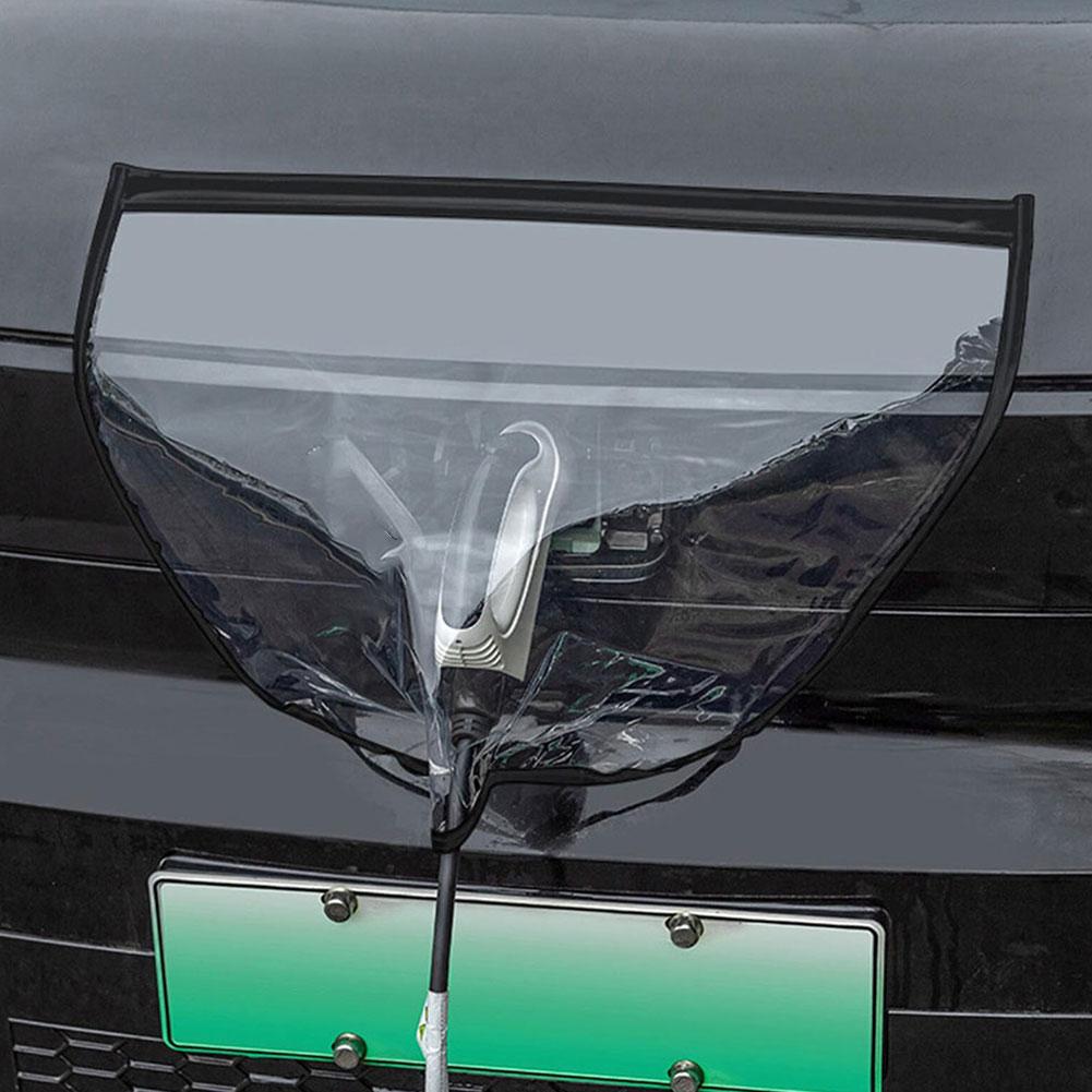 Крышка для штекера зарядного устройства для электромобиля Универсальная наружная защита от дождя и пыли для новых электрических транспортных средств Автомобильные аксессуары