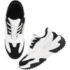 Shoetopia Удобные черные кроссовки в стиле smart casual для женщин и девушек - EU36