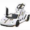 Масштаб 1/32 Lambo LP770-4, литая под давлением модель автомобиля, игрушечный автомобиль из сплава с откидным механизмом, звуком и светом, 3 открытые двери, подарок для детей, малышей, мальчиков и девочек