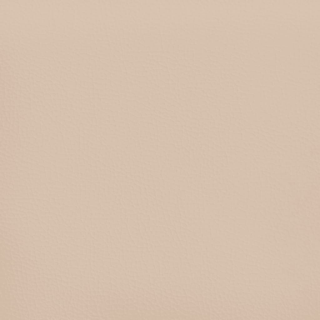 Vidaxl Rama Łóżka, Kolor Cappuccino, 90X200 Cm, Sztuczna Skóra