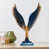 Eagle Figurine Resin Statue Crafts Collectible Creative Animal Sculpture Desk Ornament for Office