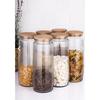 6 Piece 100% Healthy Glass Jar Set Vacuum Lid Large Size Food Legumes Set 1500 Ml