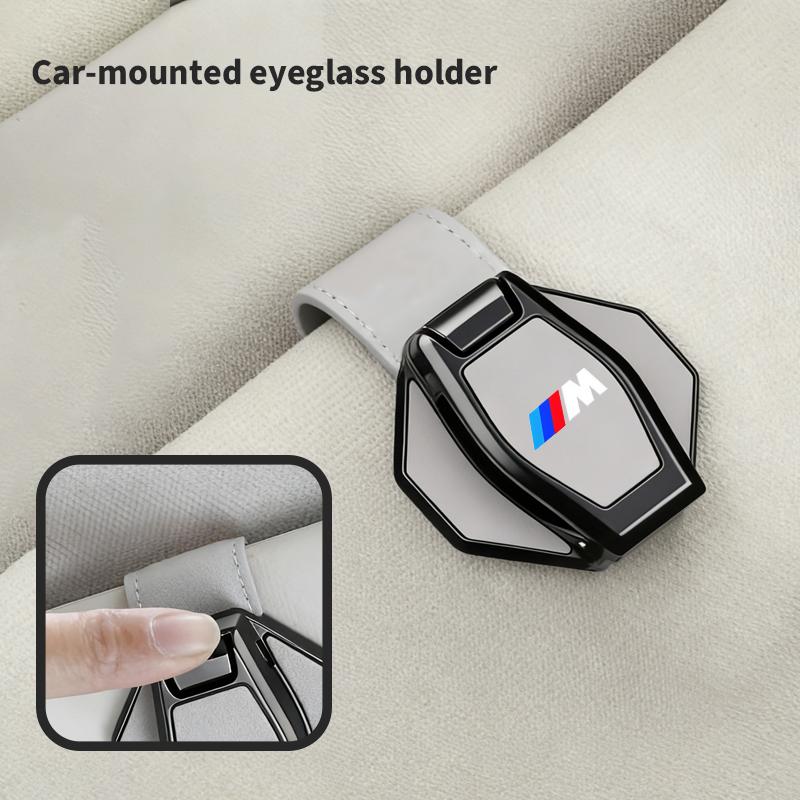 Car headrests, magnetic leather eyeglass holders, ticket holders, etc For Bmw M3 M4 M5 M6 F20 F30 G20 F31 F34 F10 G30 F11 X3 F25