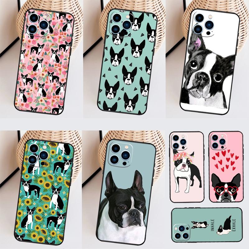 Чехол для телефона Boston Terrier для Samsung Galaxy S24 Ultra S20 S21 S22 S23 S25 Plus S9 S10 S25 FE Задняя крышка