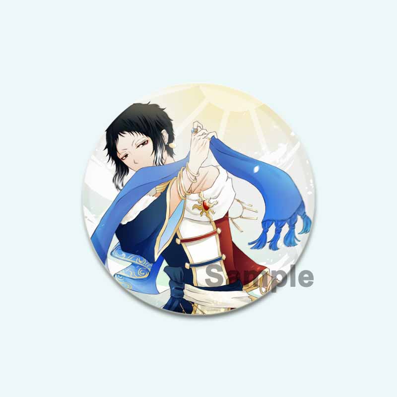 32/44/58mm Anime Bungo Stray Dogs Pins Dazai Osamu Cartoon Badge Armed Detective Agency Handmade Brooches Breastpin for Backpack Clothes