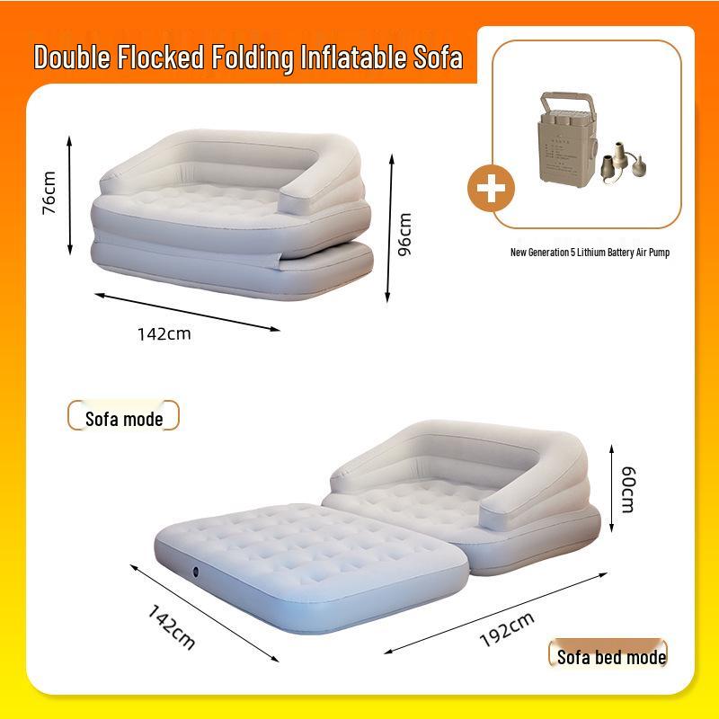 Портативный надувной диван-кровать для улицы и походная надувная подушка