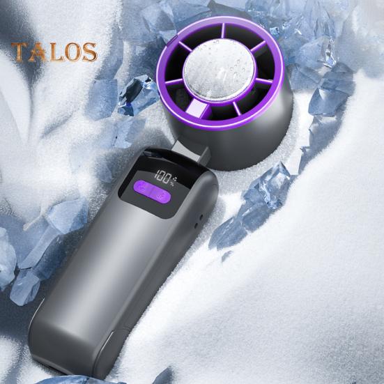 Вентилятор охлаждения Цифровой дисплей 100 скоростей Мощный воздушный поток Низкий уровень шума USB-зарядка Маленький портативный вентилятор Воздушный охладитель