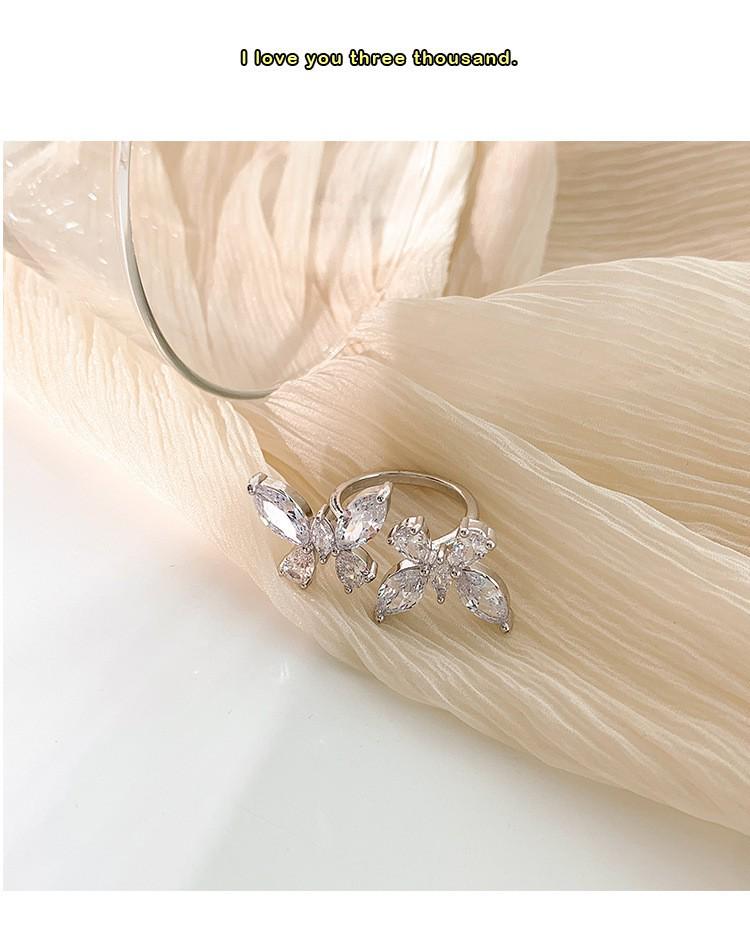 Кольцо-цветок в стиле блогера Xiaohongshu Niche Design — высококачественные аксессуары простого стиля для женщин