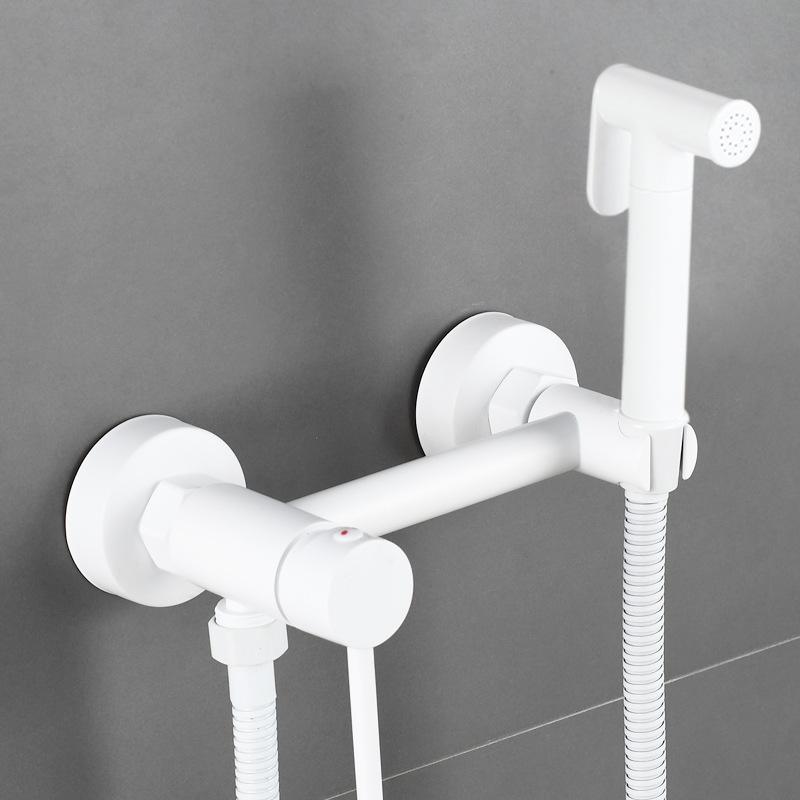 Латунный Смеситель душ Биде Портативный Распылитель Ванная Туалет Биде Смесители горячей и холодной воды Водяной клапан Набор сопла Гигиенический душ