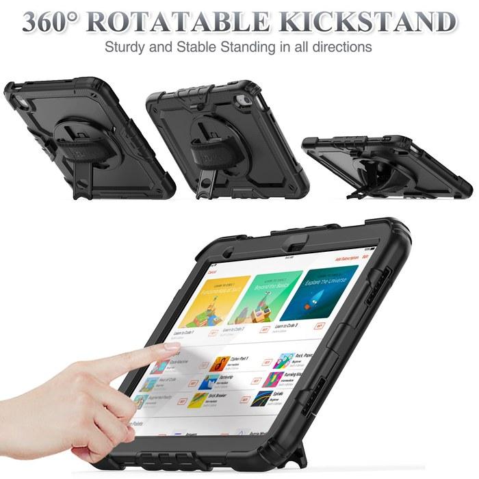 SEYMAC iPad Case for iPad (A16) 11th/10th Generation, Black 10.9 inch